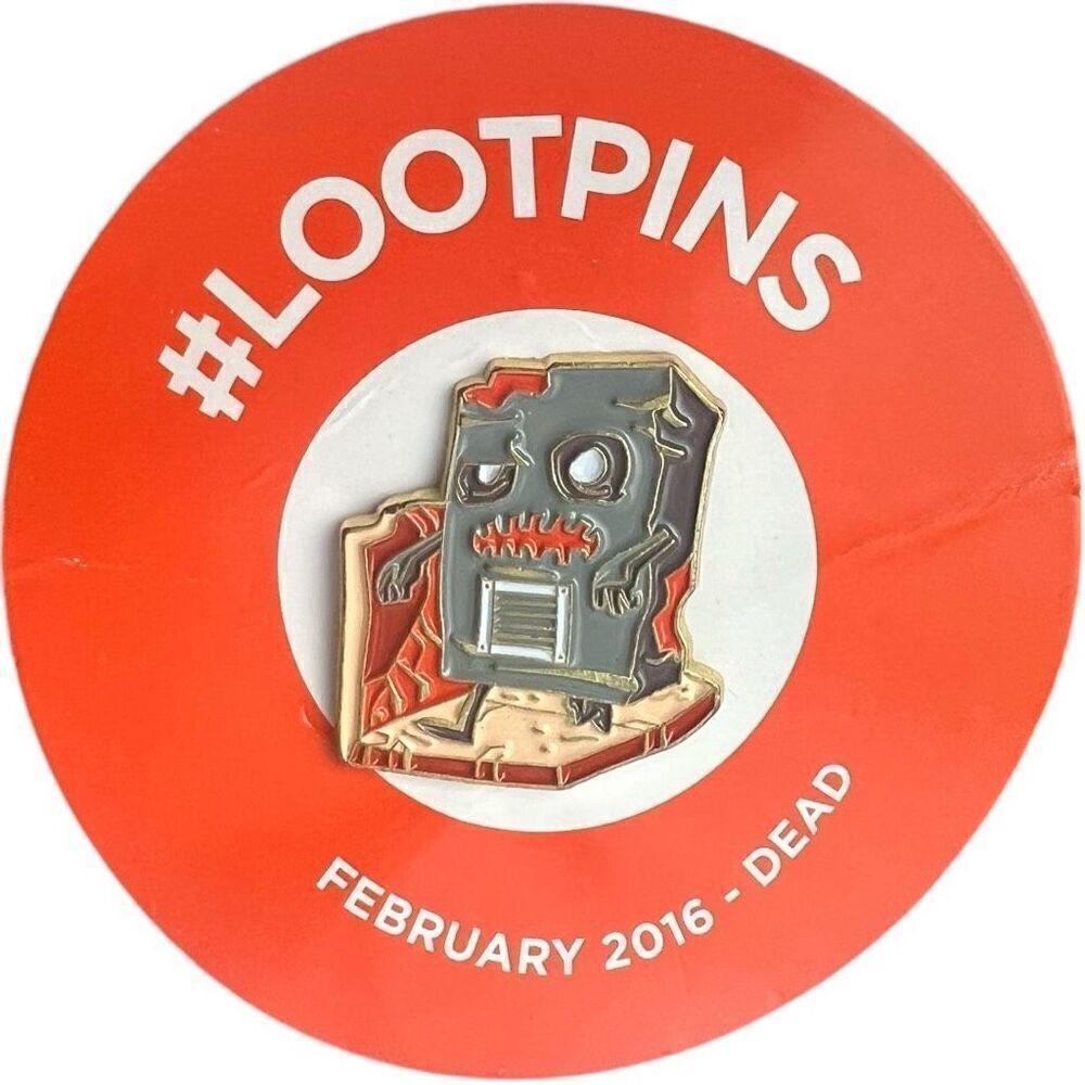Loot Crate Lootpins February 2016 Dead Epic Power Pin Metal Enamel Hat Pin Lapel
